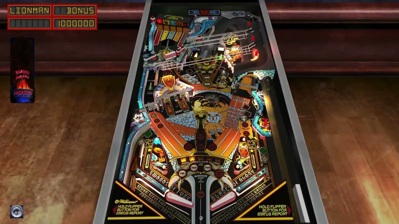 Pinball Arcade - Swords of Fury (PC) 2nd on yt