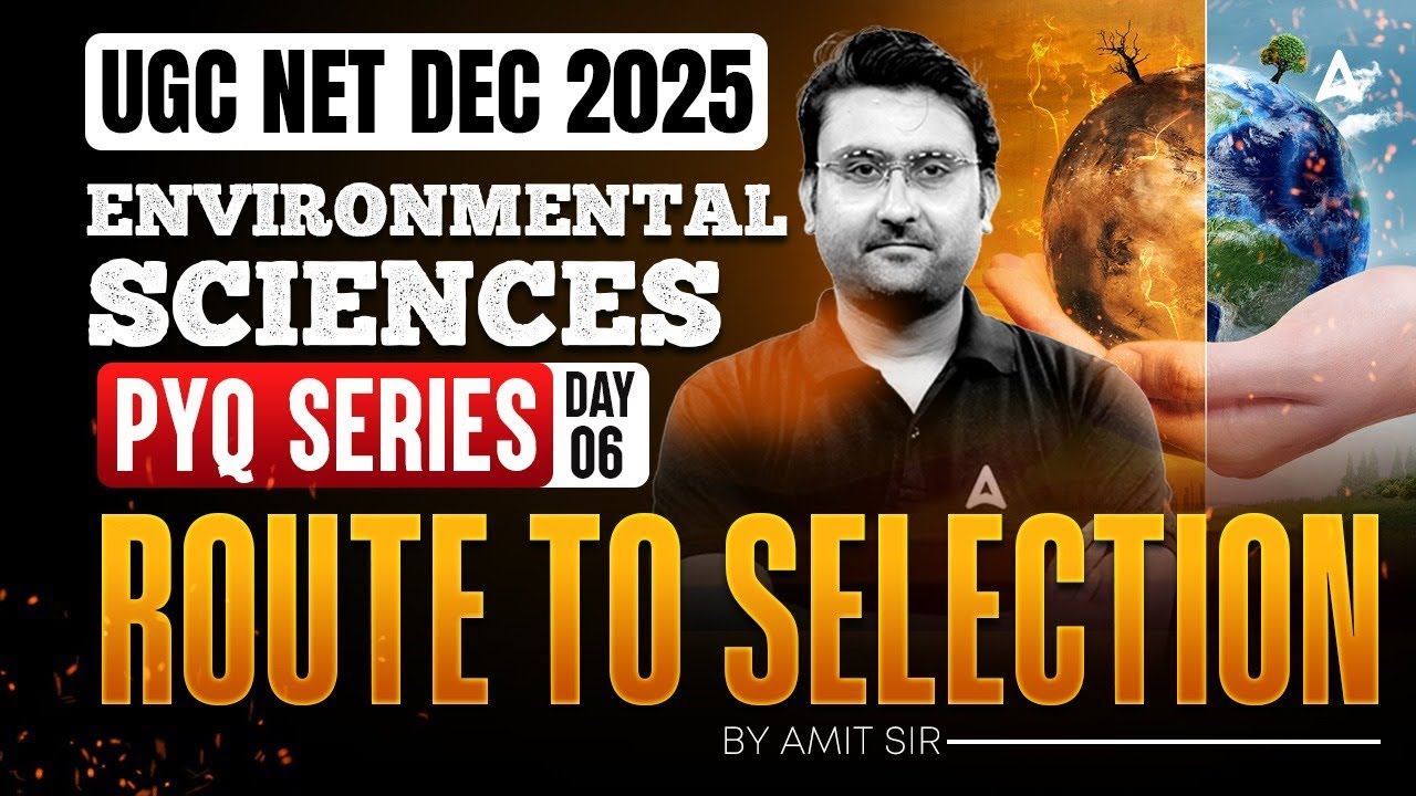 UGC NET Environmental Sciences PYQ's | UGC NET EVS Previous Year Questions #6 By Amit Sir