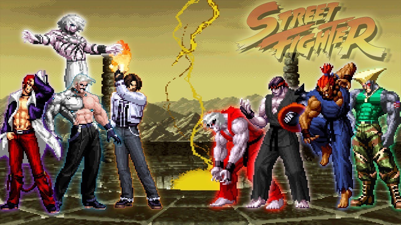 Super Street Fighter vs Super KOF (KOF2002 Mugen)