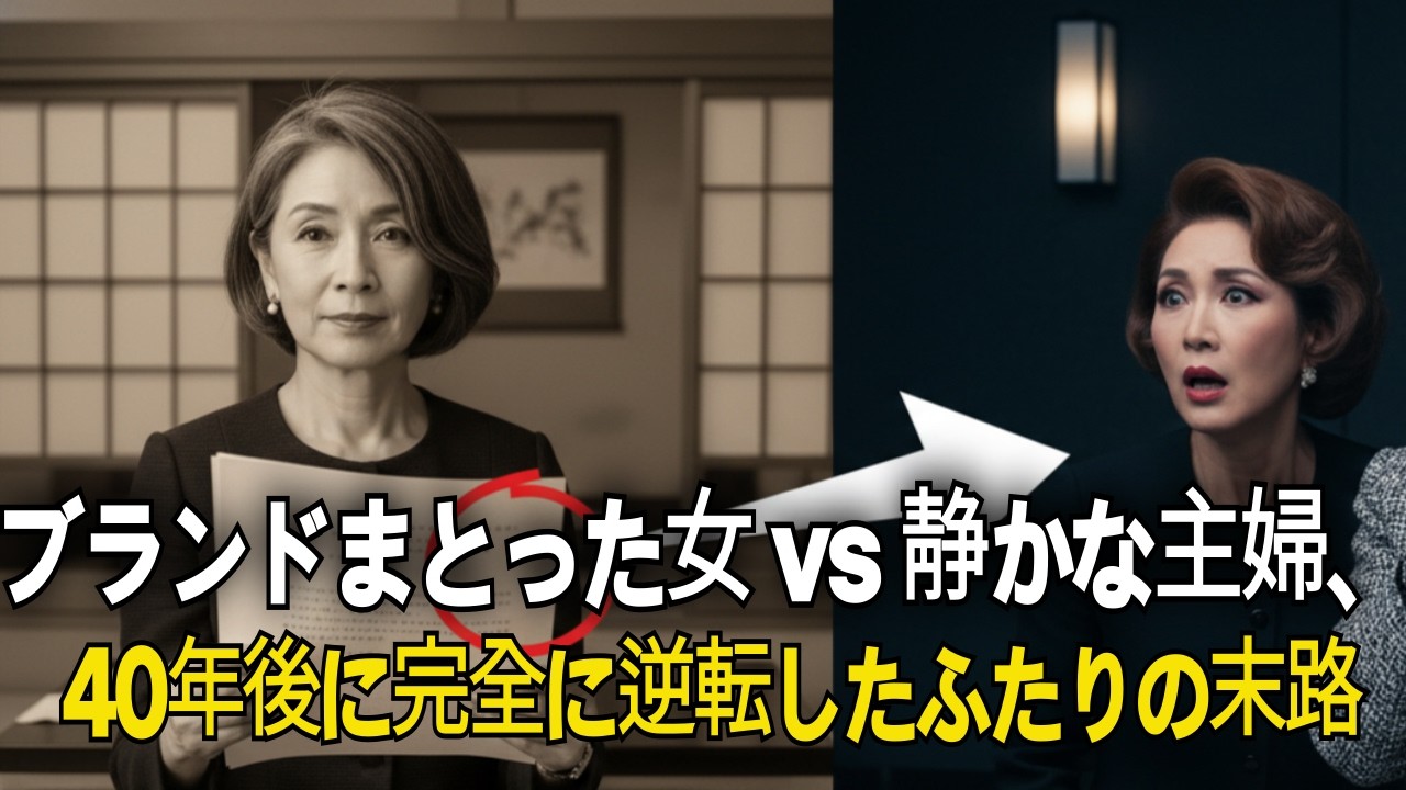 同窓会で64歳主婦を笑った女、息子が現れた瞬間に顔面蒼白になった理由