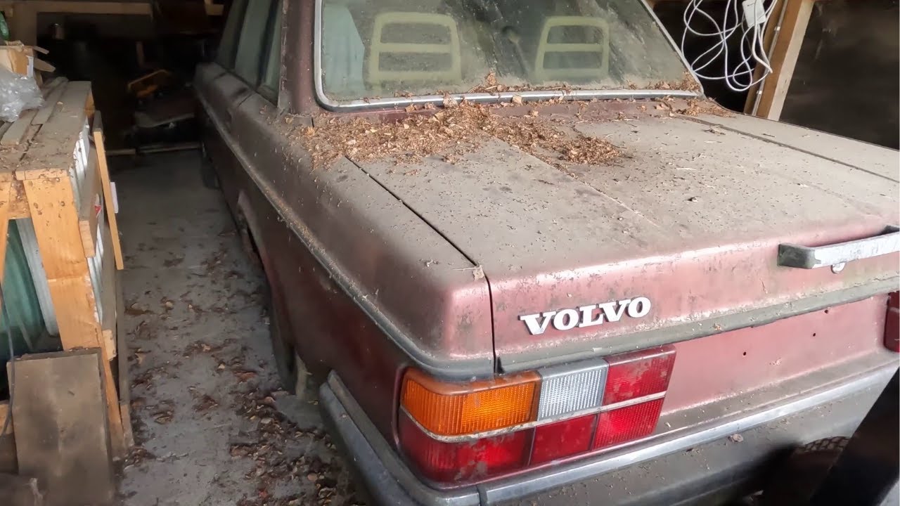 Will it Run and Drive after Years? 1985 Volvo 240 Redblock + Carwash