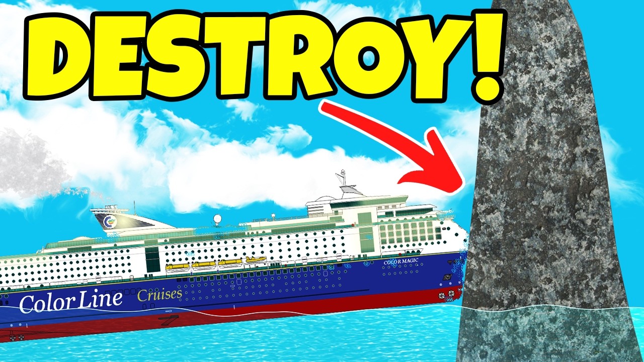 Ships vs WALL Destruction! | Floating Sandbox