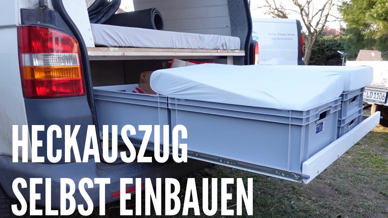 Campervan - Heckauszug/Schwerlastauszug selbst einbauen (VW T5)