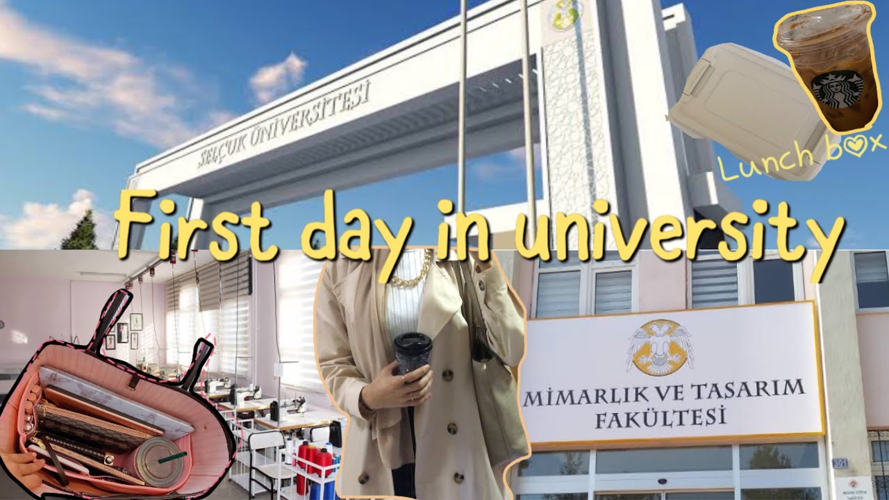 Vlog first day of university 📚🌂| تجهزوا معي لاول يوم جامعة+مستلزمات شنطة الجامعة 👜📒