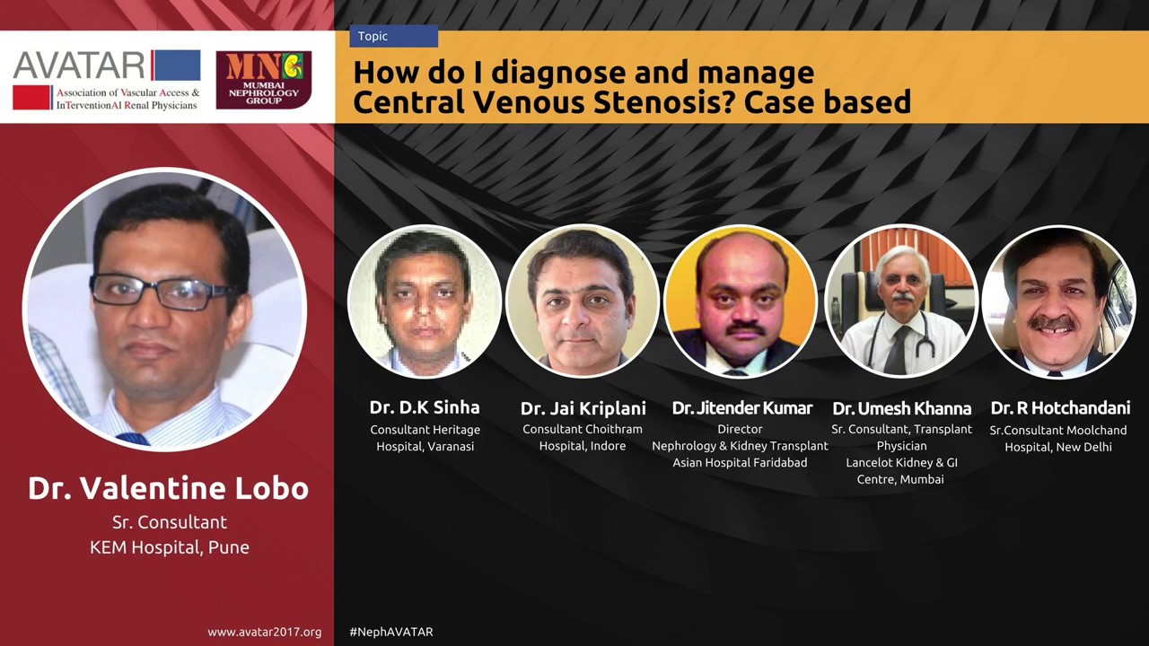 How do I diagnose and manage central venous stenosis?