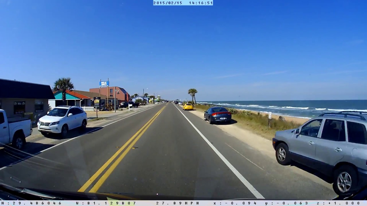 Driving Along Florida's A1A Scenic Coastal Byway