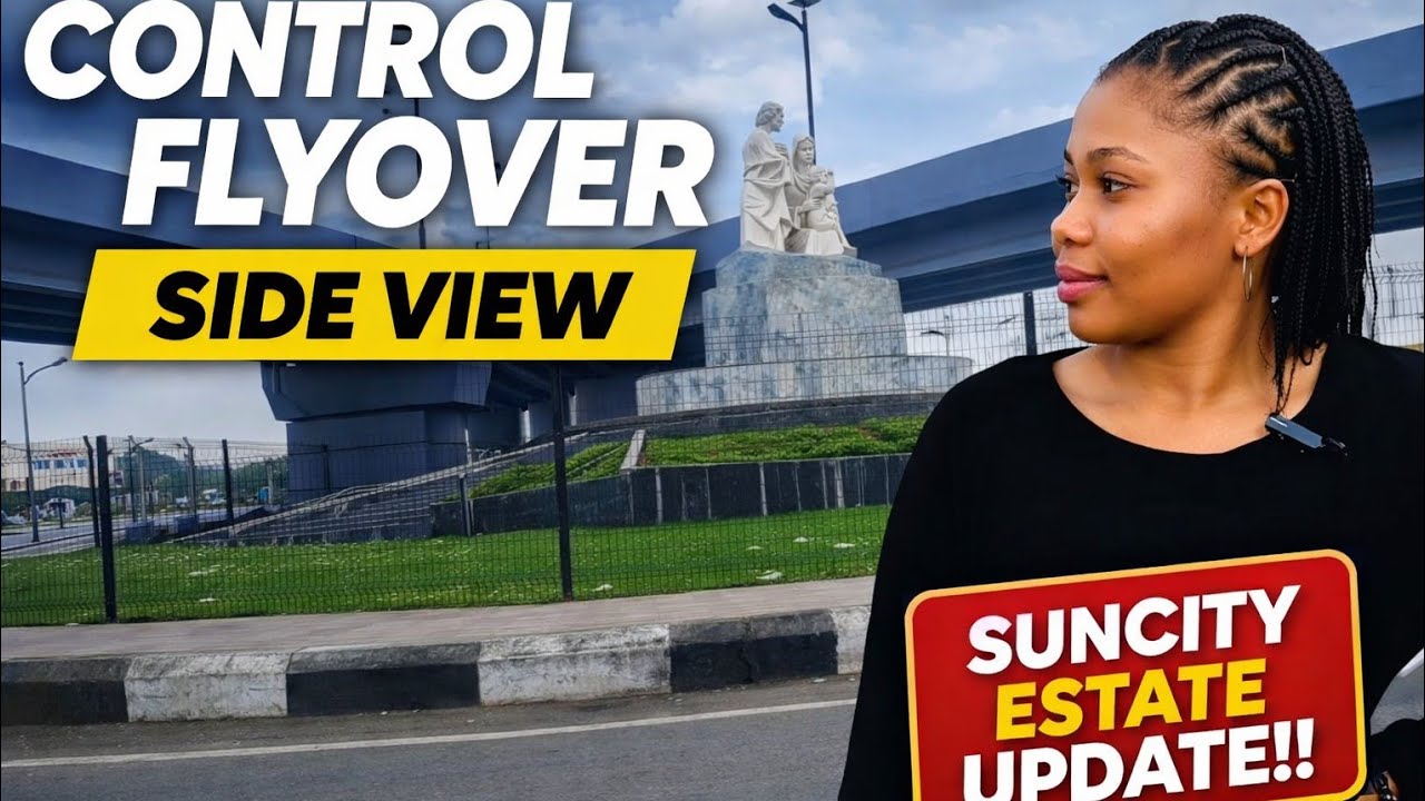 CONTROL FLYOVER OWERRI 🇳🇬 | Side View + SunCity Park & Gardens Estate Update