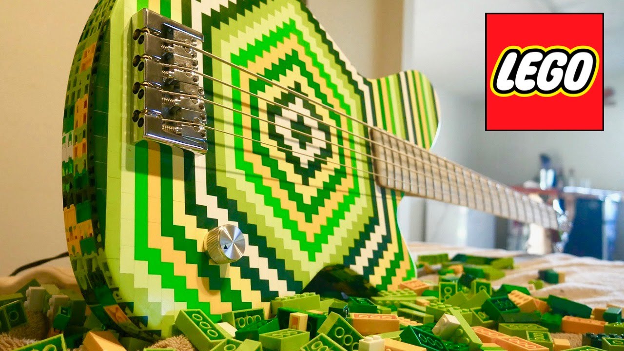 I Built a Bass Out of 2000 LEGO