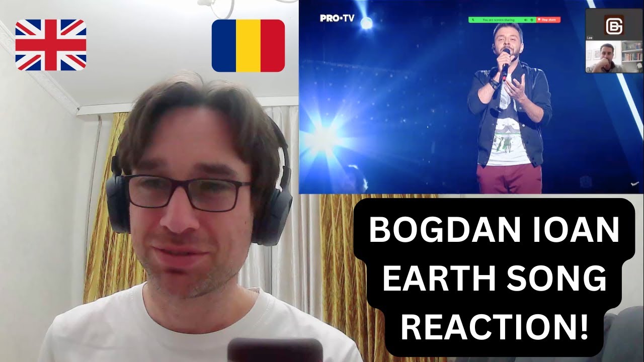 Two British Men React - Bogdan Ioan - Earth Song | Blind Auditions | The Voice of Romania 2018