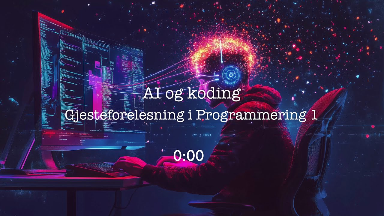 AI og kode - Gjesteforelesning i programmering 1 høsten 2024