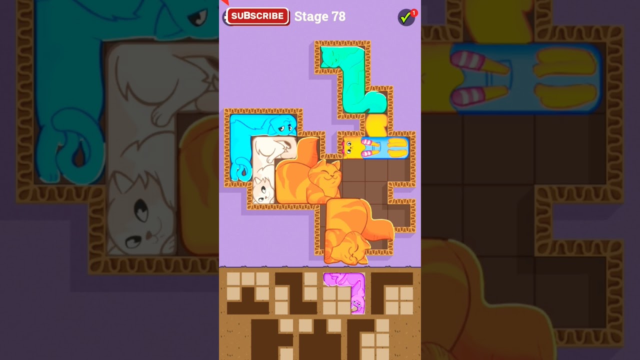 Puzzle Cats Level {{100}} | Can You Solve It? 🐱🧩 