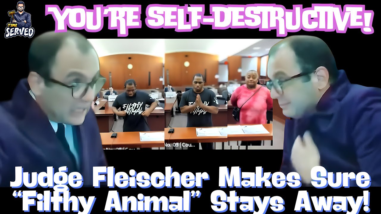 Judge Makes Sure Self-Destructive Animal Stays Away!