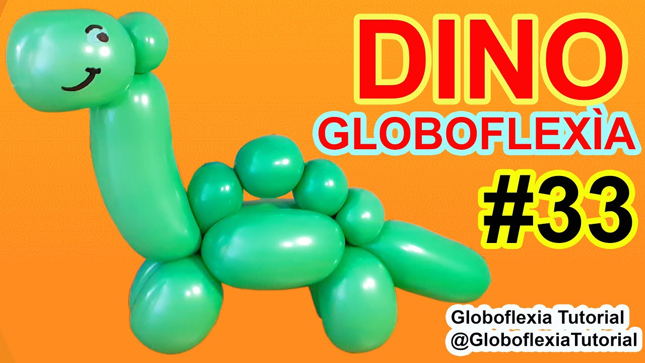 Como hacer dinosaurios con globos - Dino Globoflexia
