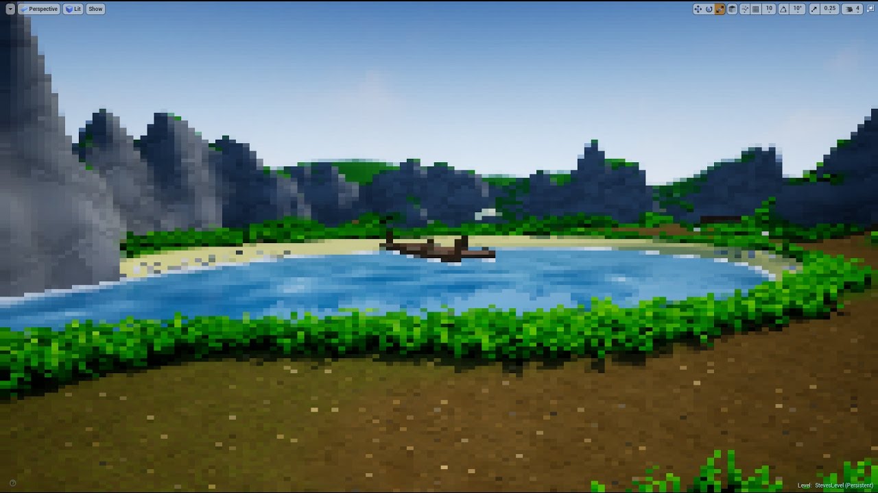 Ue4: advanced materials (Ep. 44 Make Pixelated/Retro Game)