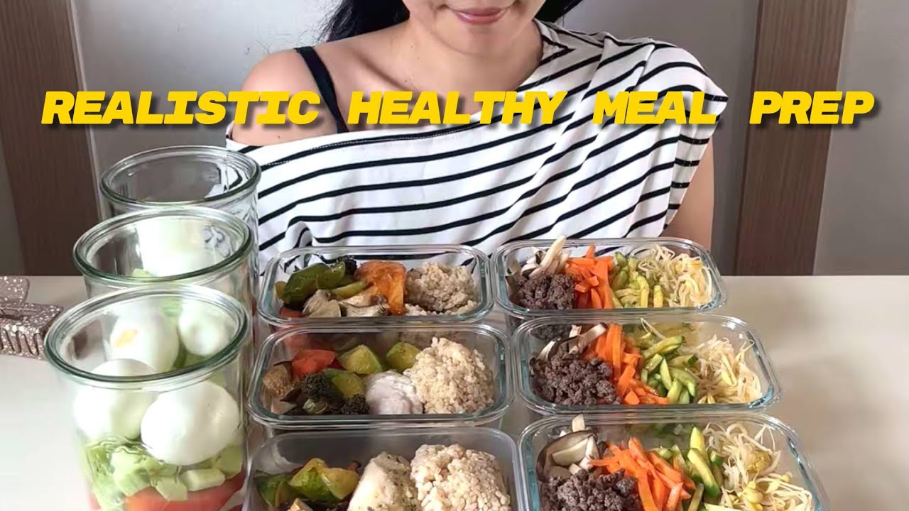 Realistic healthy meal prep in my 30sㅣNot a strict dietㅣ여행 후 살빠지는 밀프렙