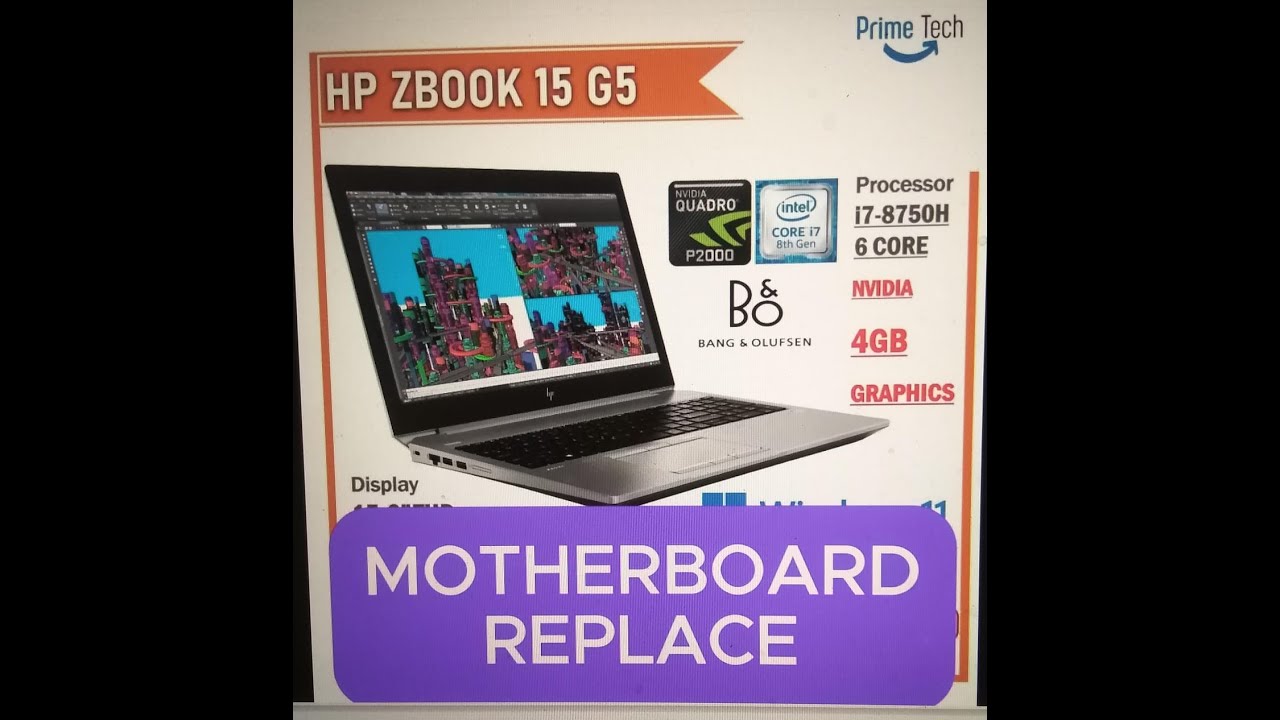 HP ZBook 15 G5 Motherboard Replacement | Step-by-Step Tutorial