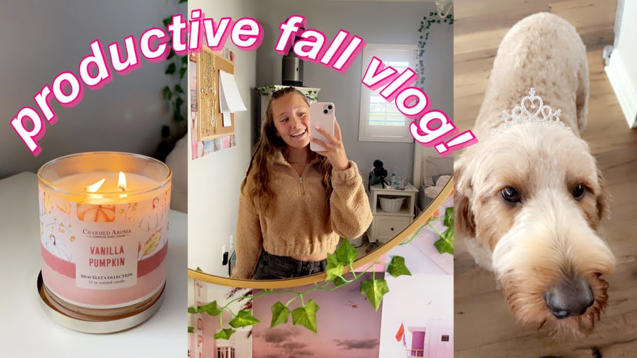 продуктивный осенний влог!! 🍁