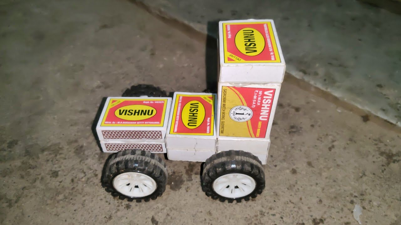 How to Make a DIY Matchbox Tractor | Creative Matchbox Craft Ideas