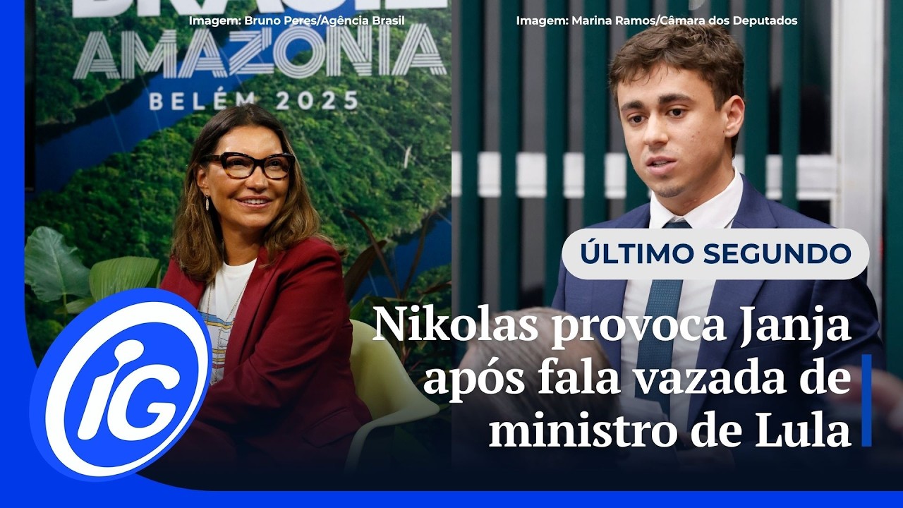Nikolas Ferreira provoca Janja ap&oacute;s fala vazada de ministro de Lula