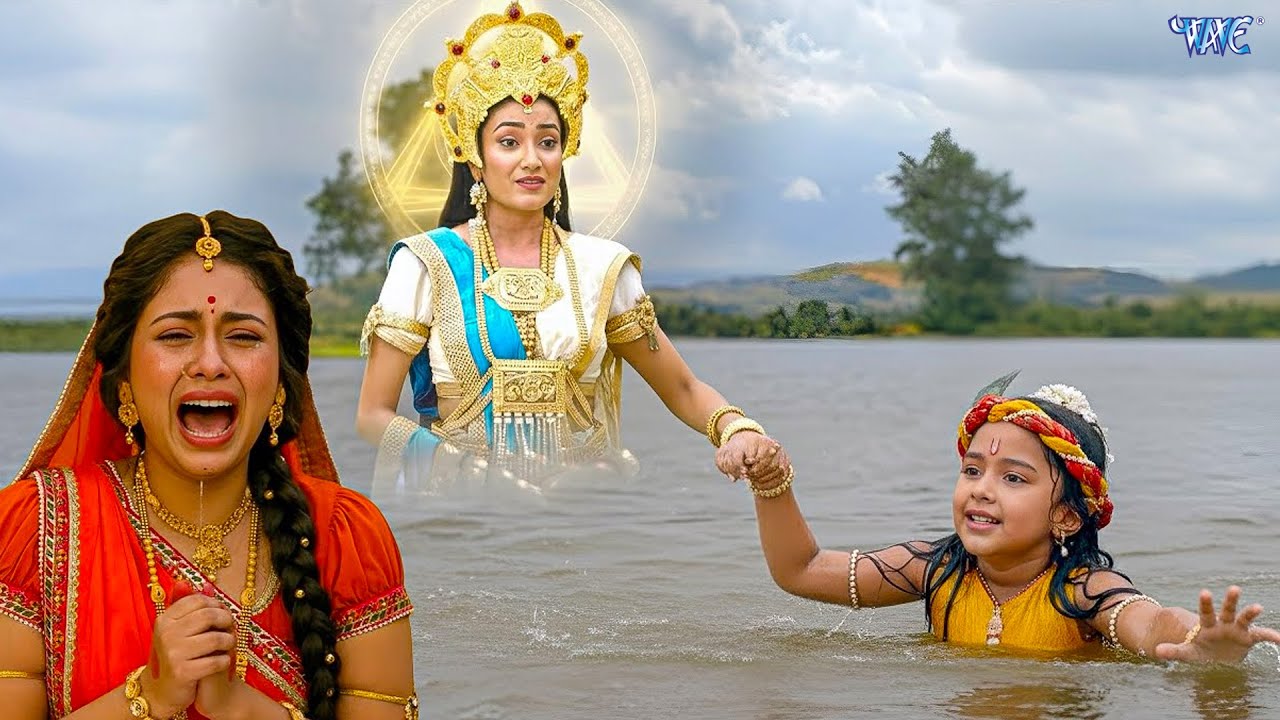 कान्हा को डूबता देख, गंगा मैया ने बचाई कान्हा की जान| Yashomati Maiyaa Ke Nandlala