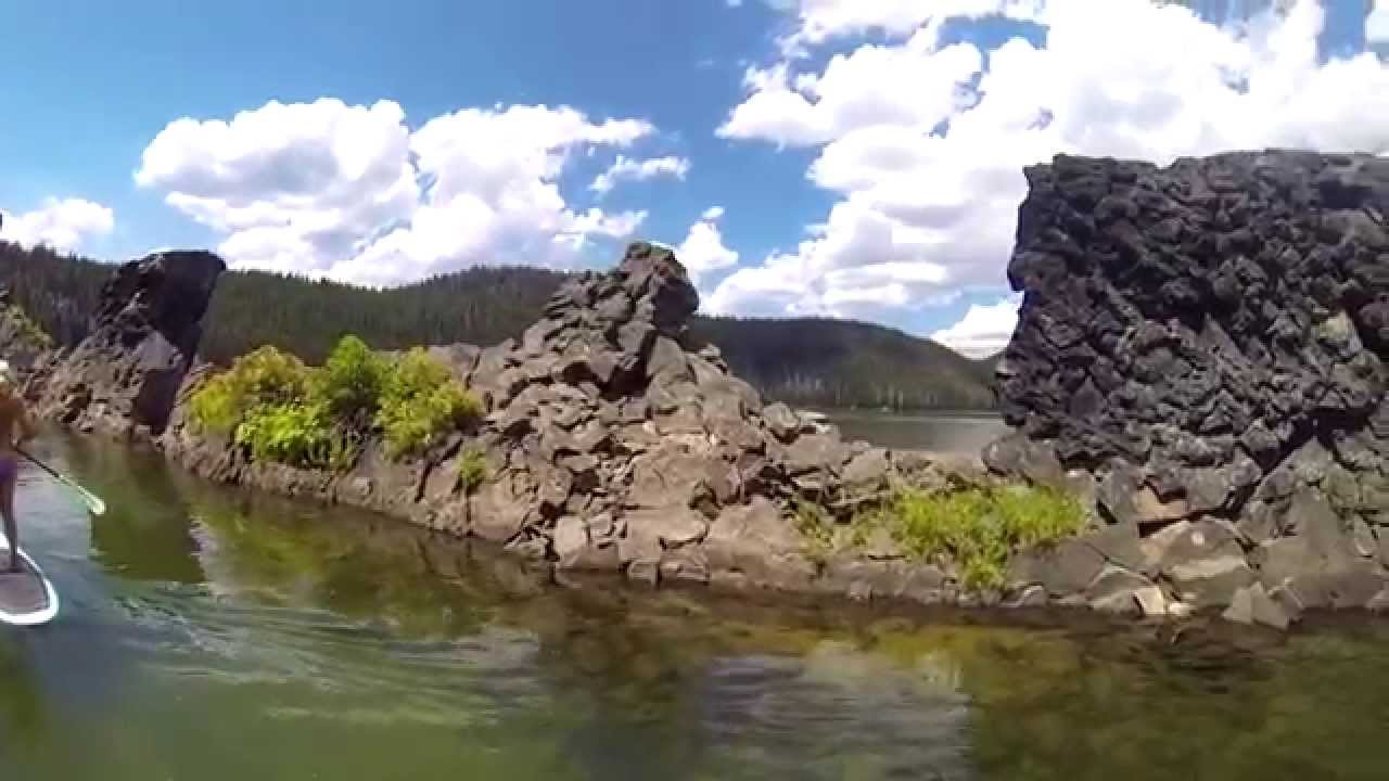 Paddle boarding on Sparks Lake