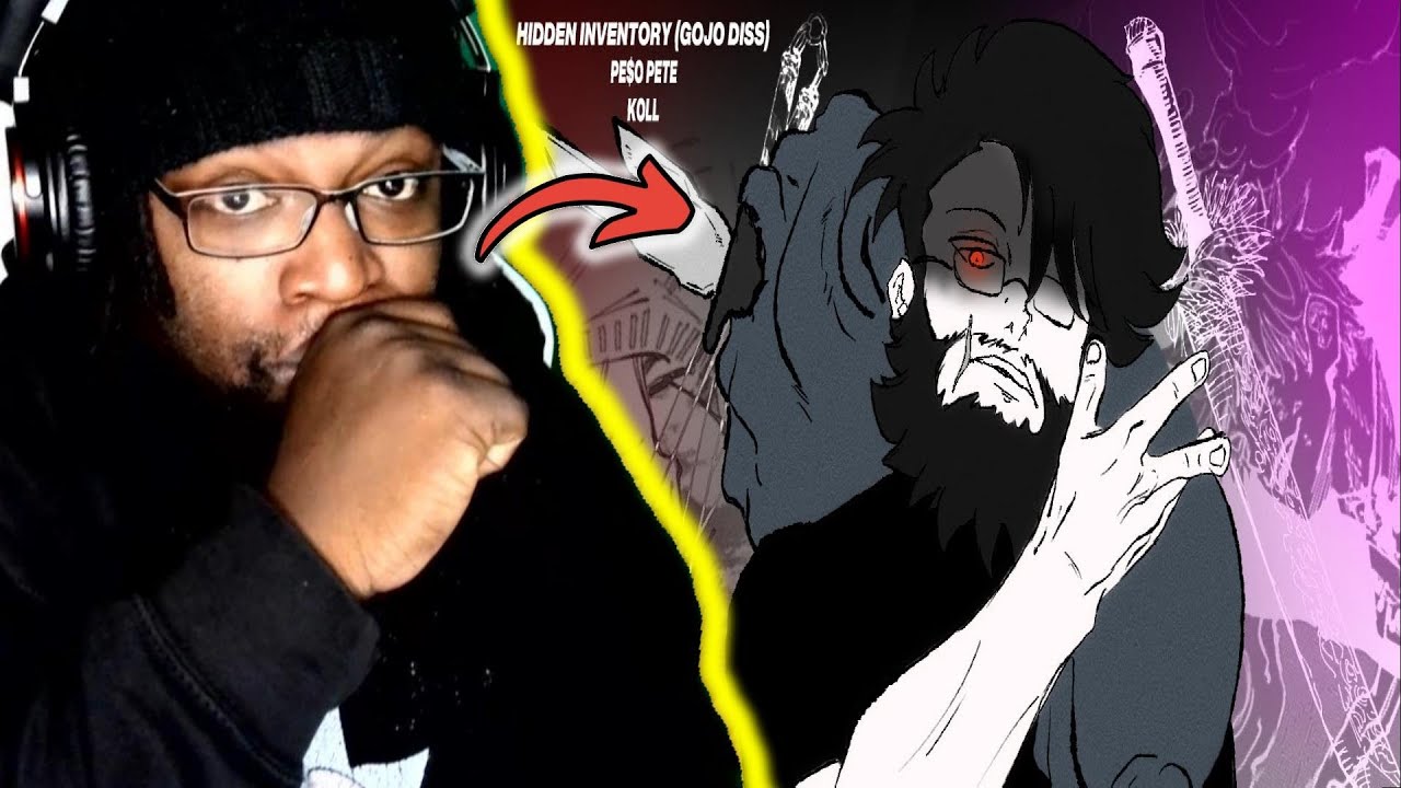 PE$O PETE - HIDDEN INVENTORY (GOJO DISS) (OFFICIAL LYRIC VIDEO) [JUJUTSU KAISEN] DB Reaction