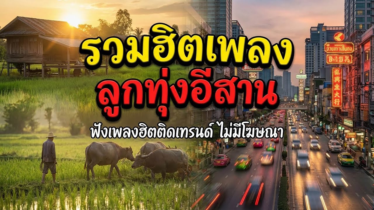 รวมเพลงลูกทุ่งอีสานเพราะๆ ใหม่ล่าสุดกำลังมาแรง【LONGPLAY】ไม่มีโฆษณาคั่นบ่อย ชุดที่ 60