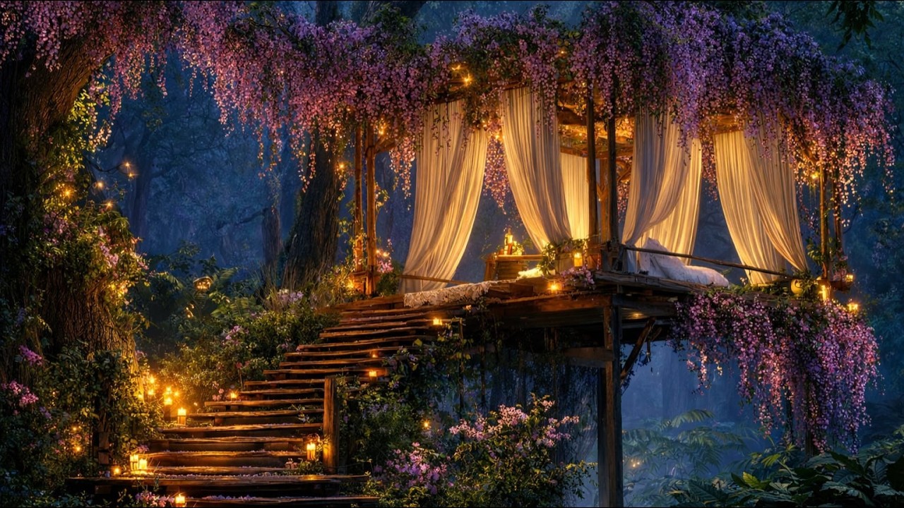 The Enchanted Arbor | Dream Place In Forest | Relaxing Fantasy 4K