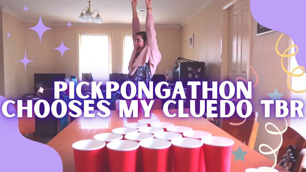 ⭐️Pickpongathon Picks My Cluedo TBR || AHAHAHHA CHAOS FOR AUGUST!⭐️