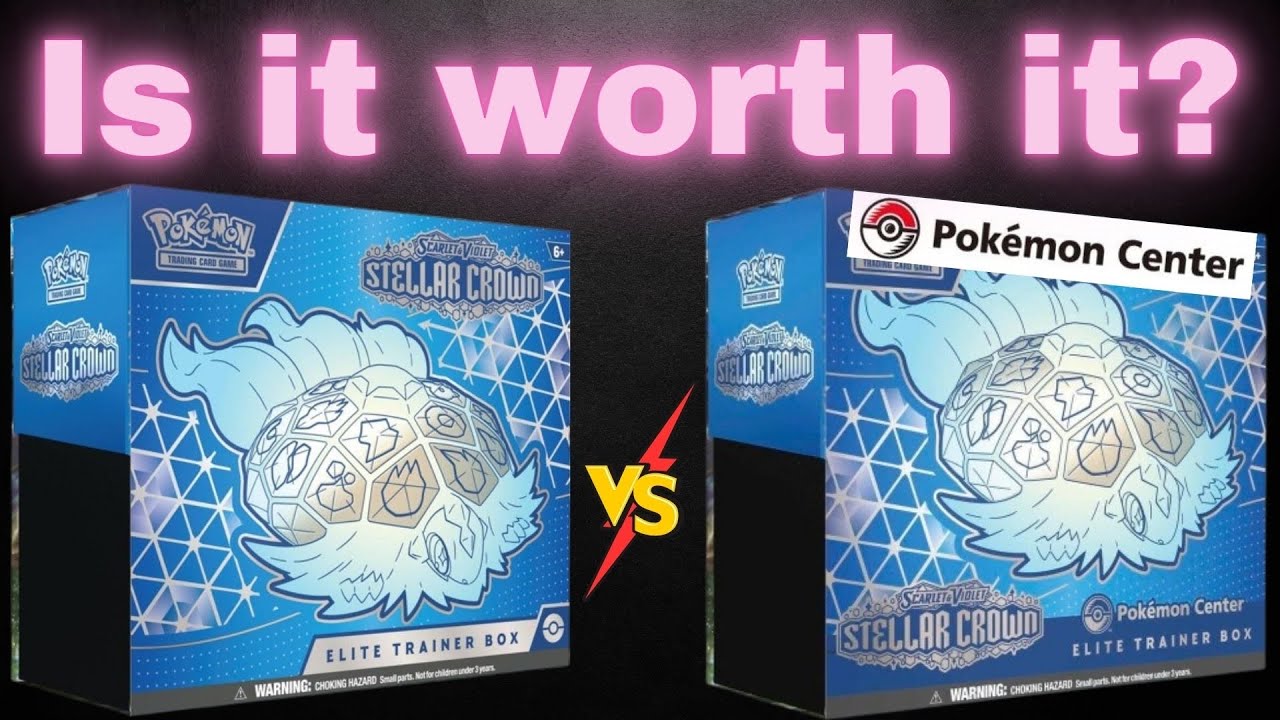 Stellar Crown POKEMON CENTER ETB vs REGULAR ETB! Is it a GAME CHANGER!?