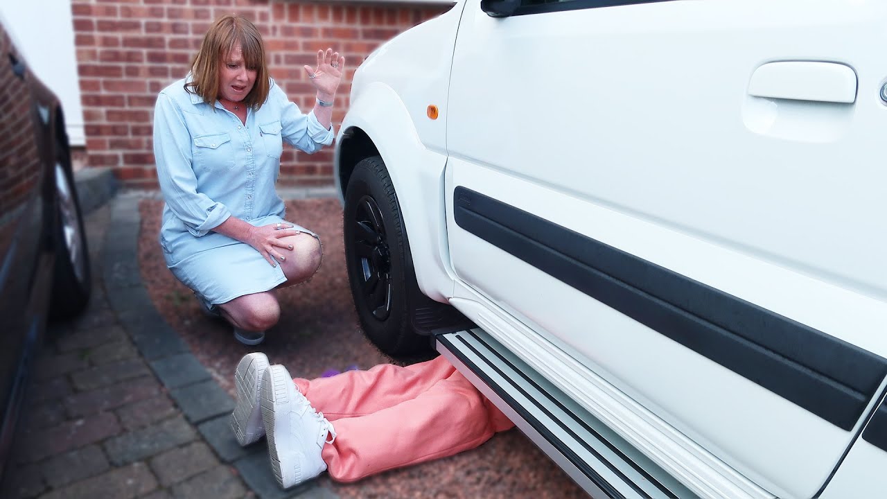 CRUSHED BY CAR PRANK!!