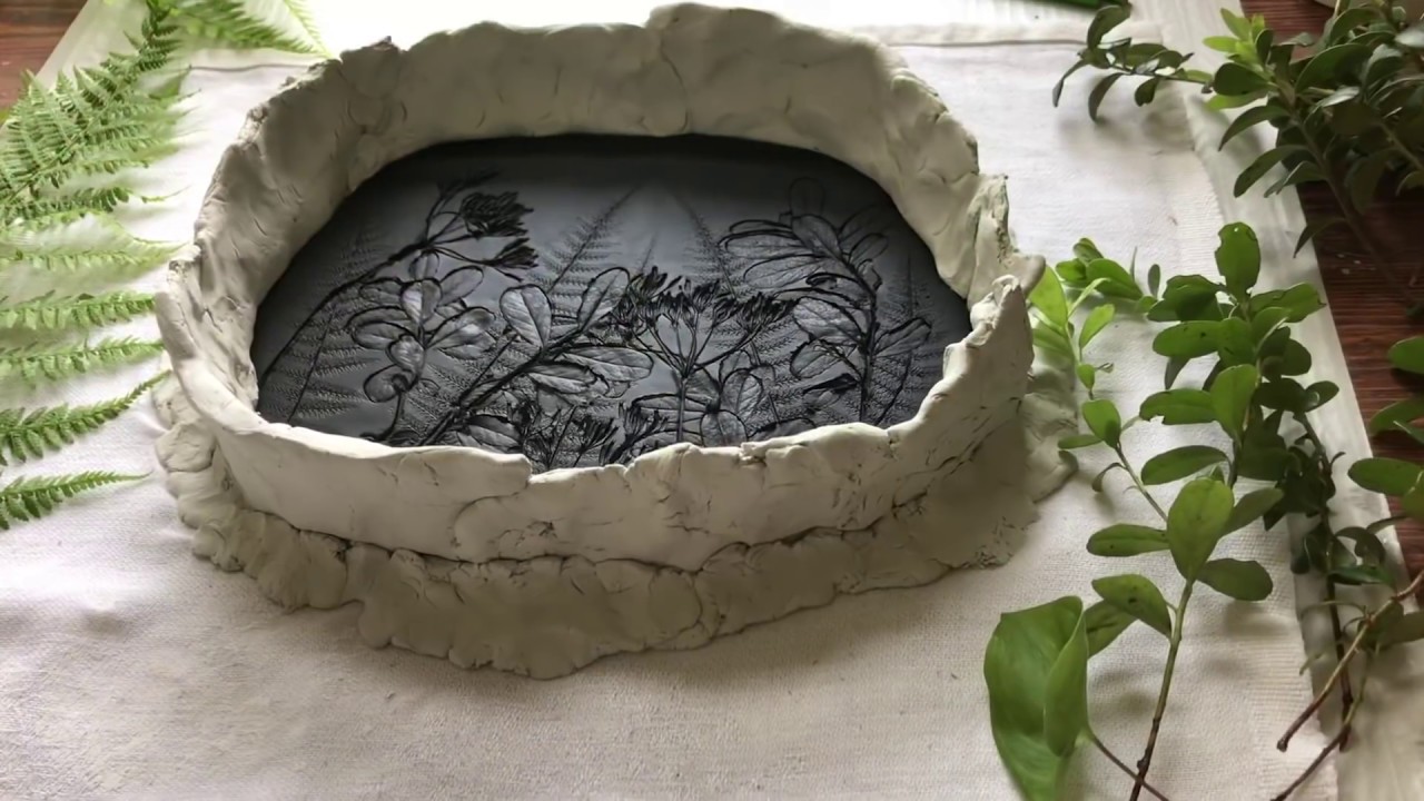 DIY Making Home Decor with IMPRINTS OF PLANTS by Klever