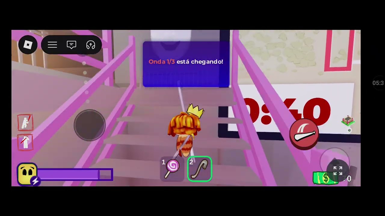 Jogando break in 