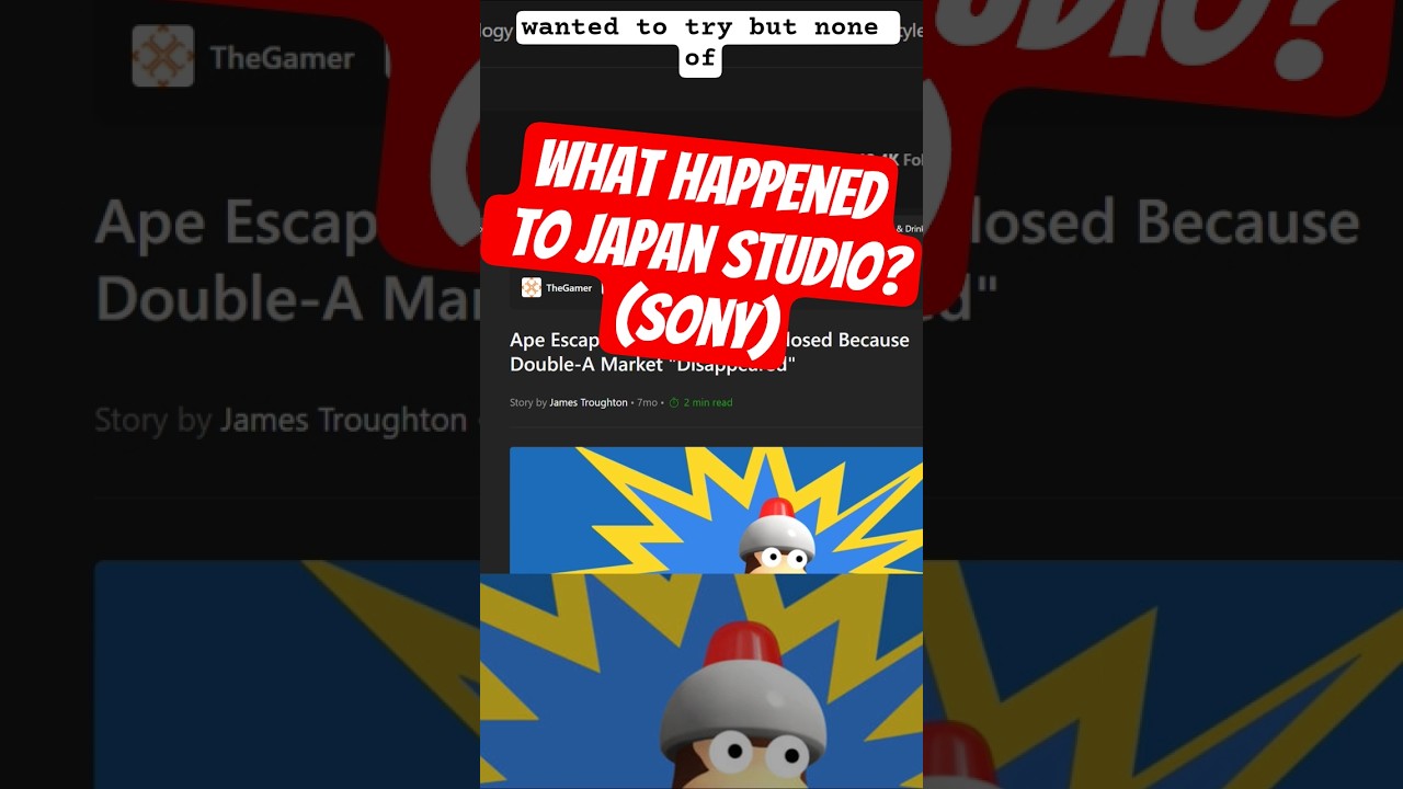 What Happened To Japan Studio? #sony #japanstudio #astrobot #playstation