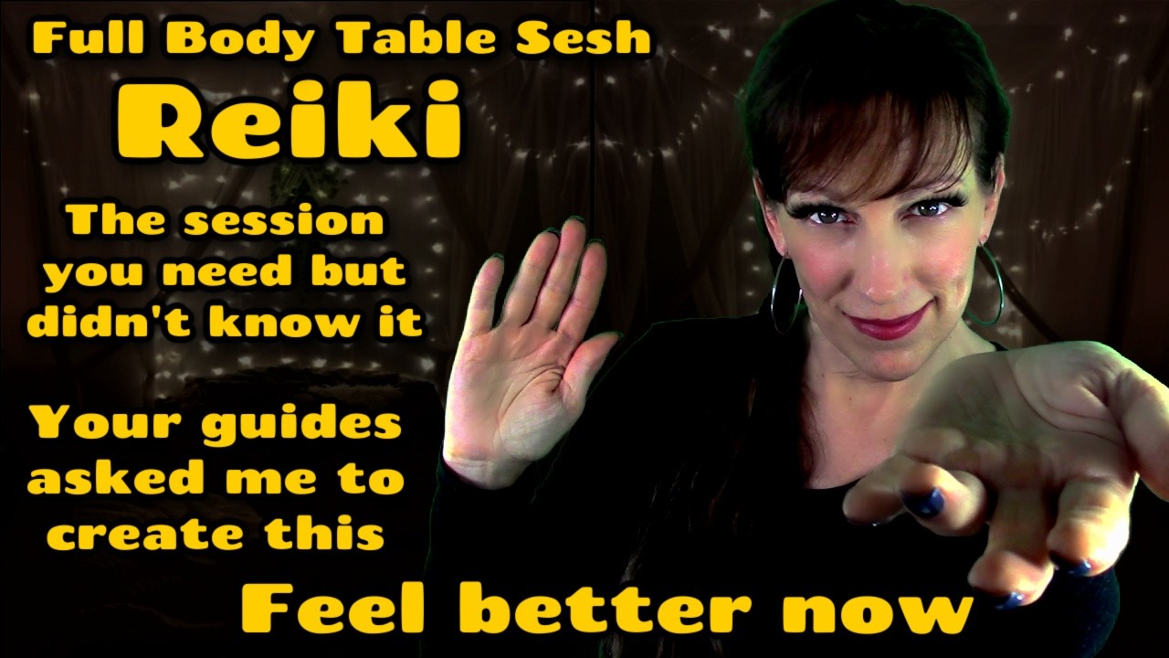 Full Body ASMR Reiki 💜 Melt Stress, Anxiety & Emotional Tension
