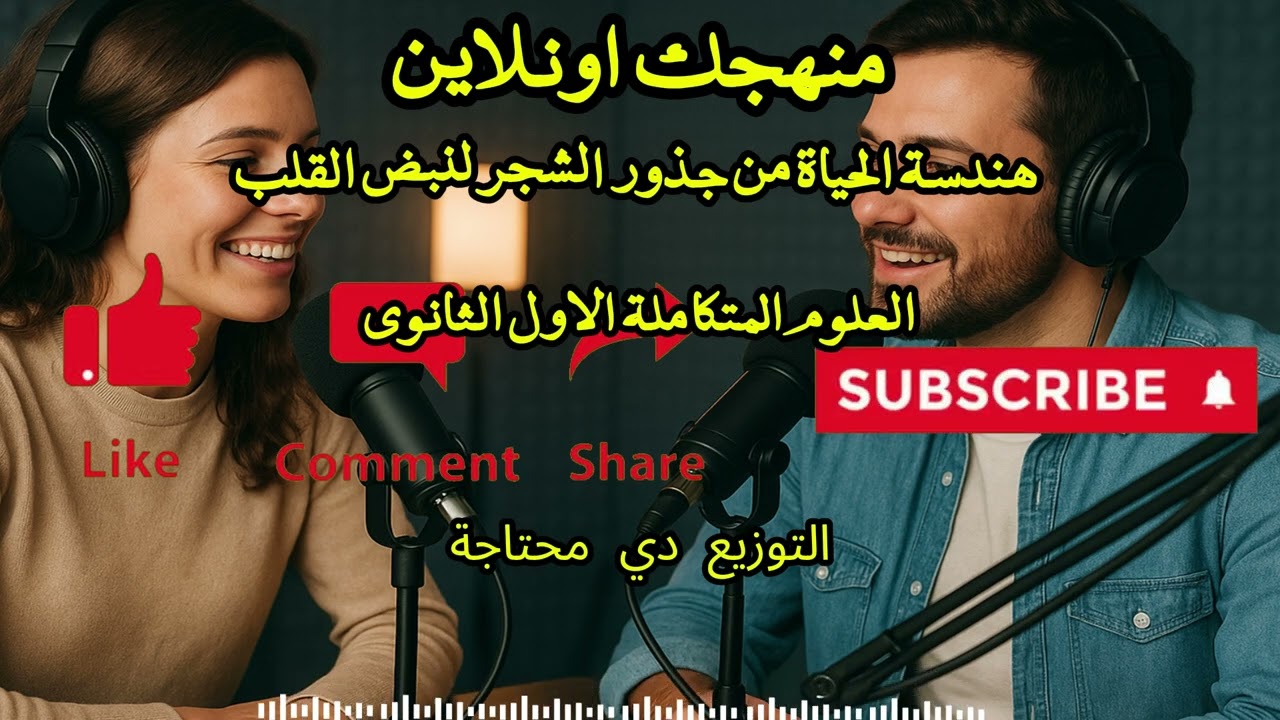 3-2 العمليات الحيوية في الكائنات الحية واستقرار الغلاف الحيوي |هندسة الحياة من جذور الشجر لنبض القلب