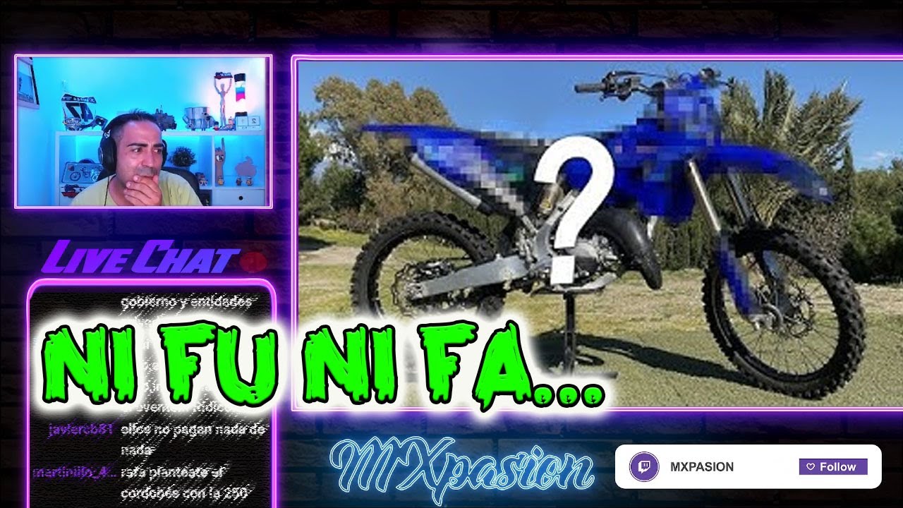 REACCIONANDO a la YAMAHA YZ 125 de ALVARO SLIDES🤷‍♂️