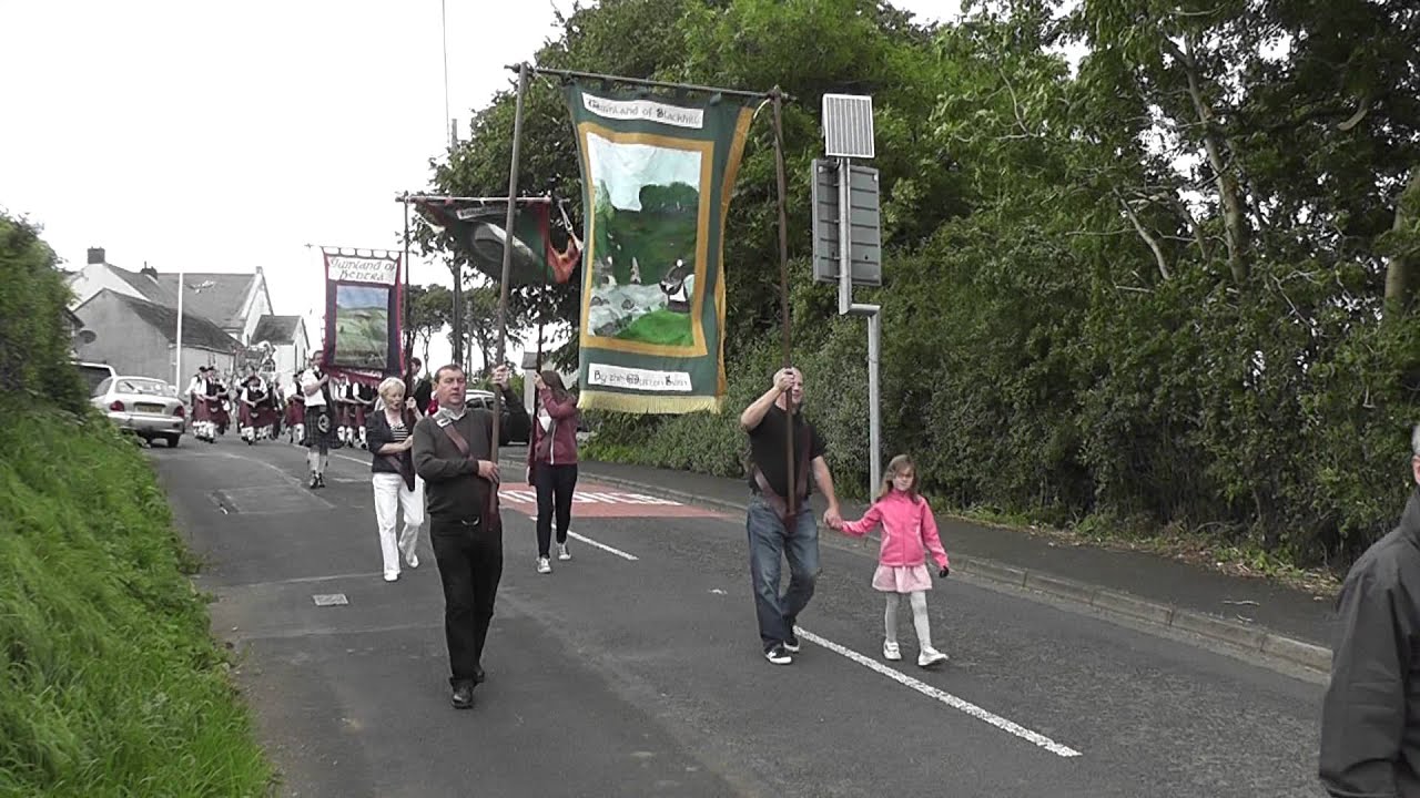 Main Parade at Broadisland Gathering in Ballycarry 2012