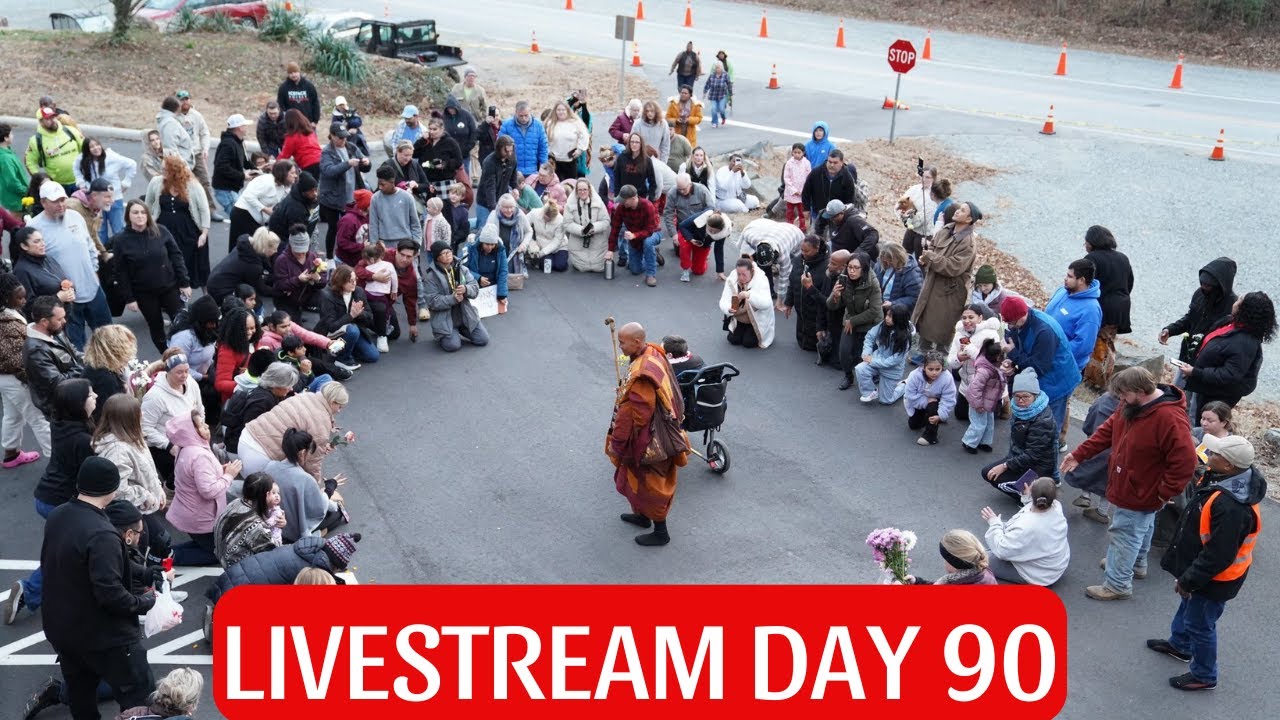 Livestream | Walk for Peace – Day 90 | Midday Rest Stop at Jordan Lake State Recreation Area, NC