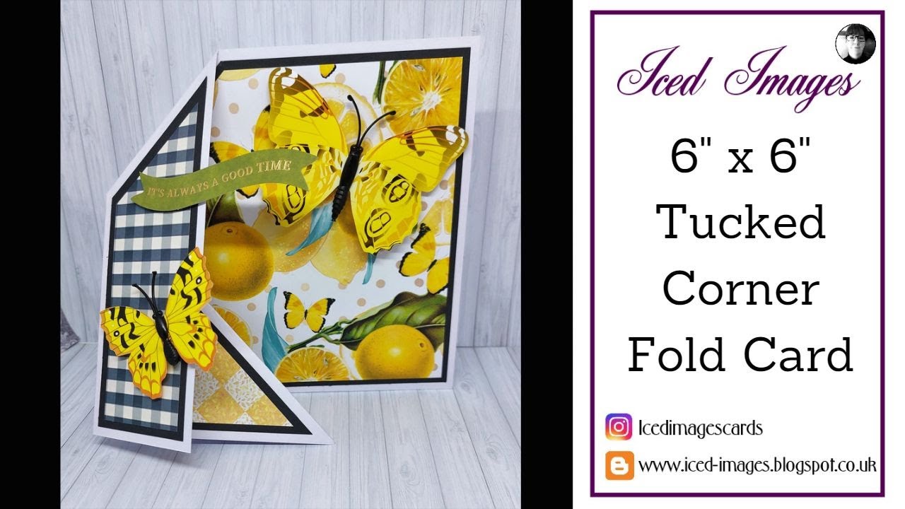 6x6 Tucked Corner Fold Card