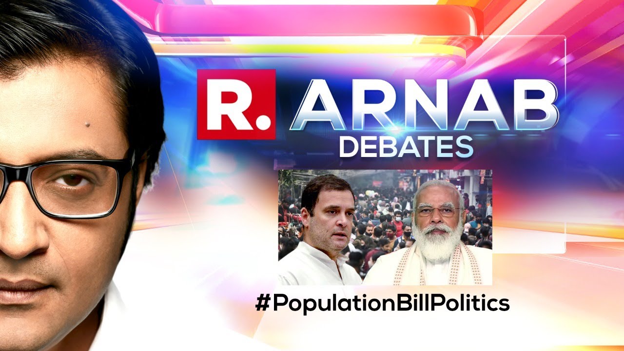 BJP's Push For Population Control Bill Opposed By Congress & IUML | The Debate With Arnab Goswami