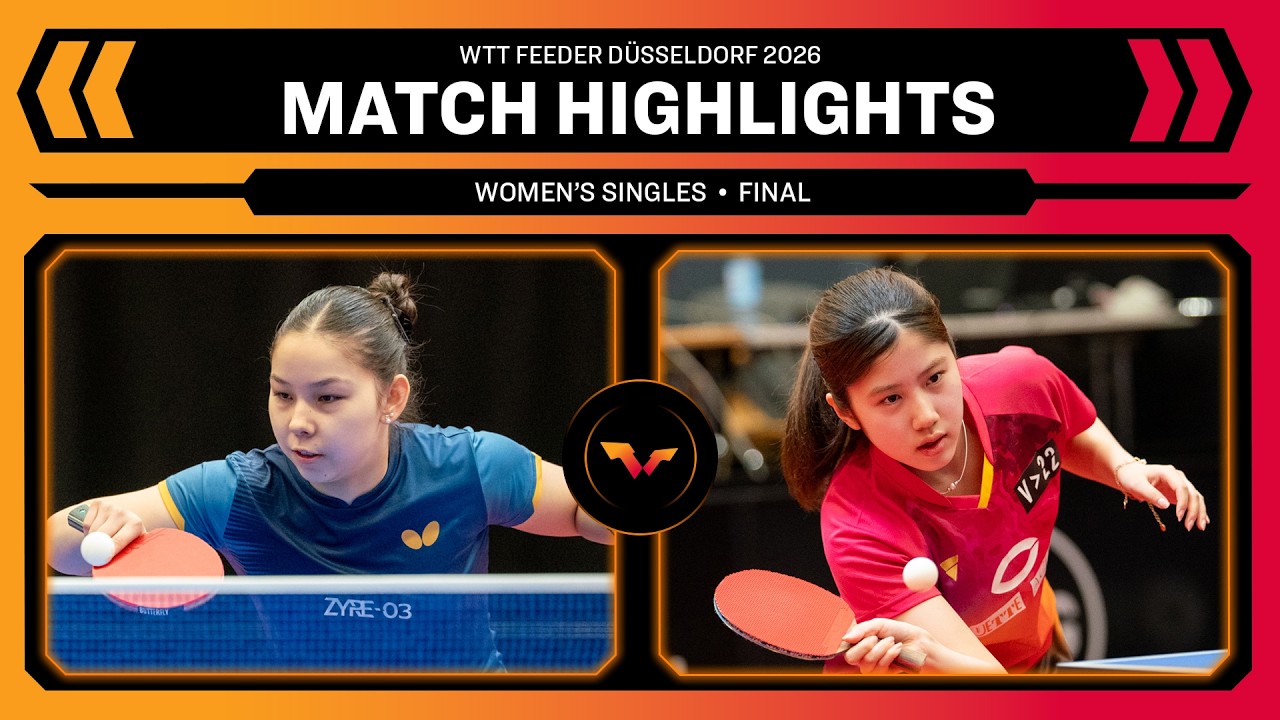 Anna Hursey vs Yuka Kaneyoshi | WS Final | WTT Feeder Düsseldorf 2026