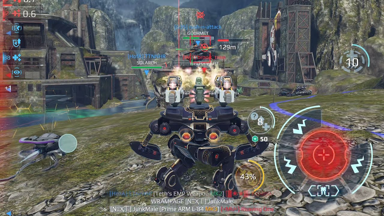 UE Mender needs a teammate to be most effective | War Robots gameplay