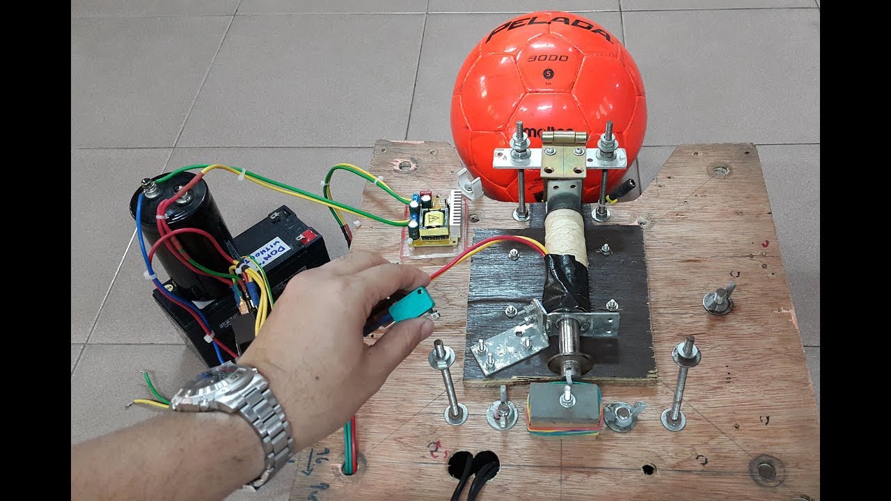 Ball Kicking Mechanism using Custom-made Electromagnetic Solenoid