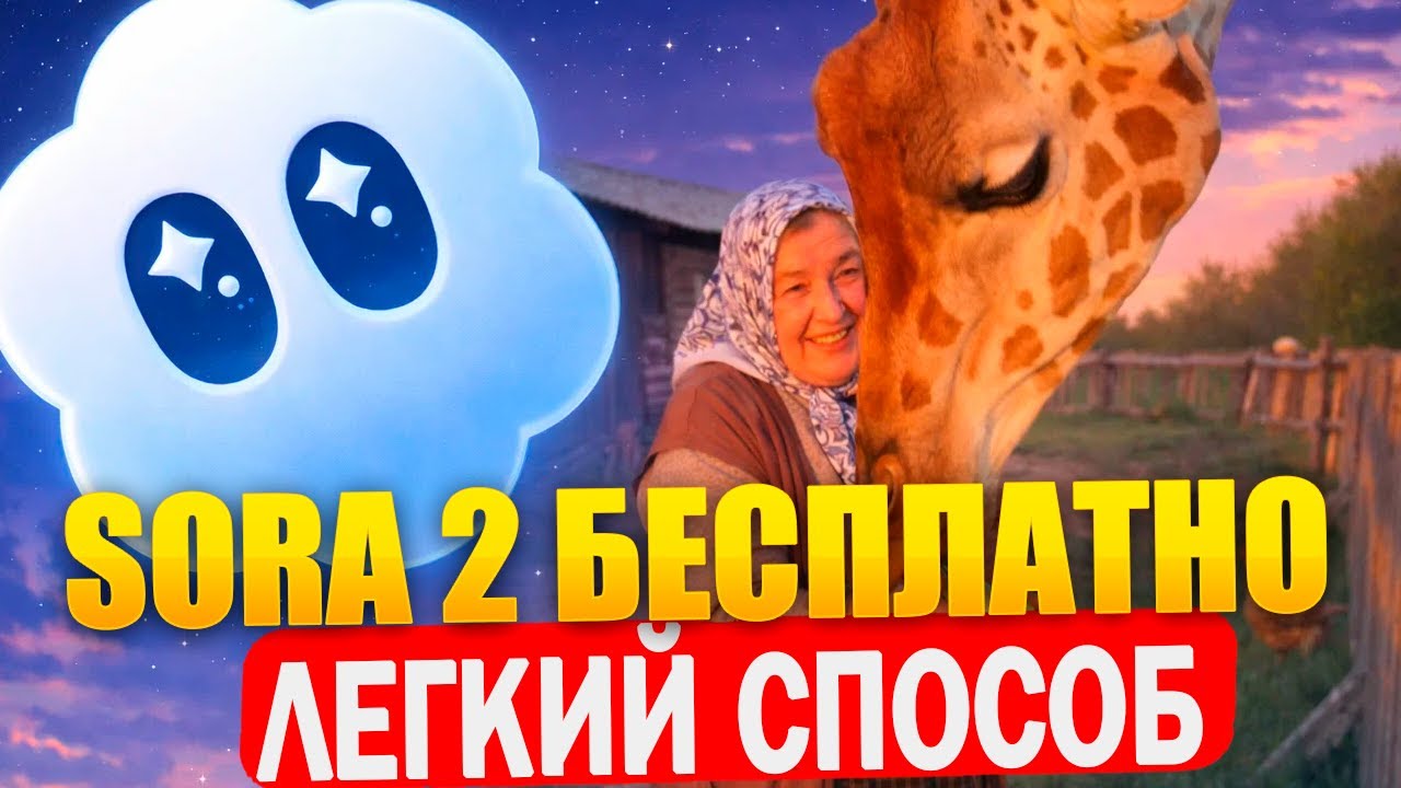 SORA 2 БЕСПЛАТНО | ЛЕГКИЙ СПОСОБ