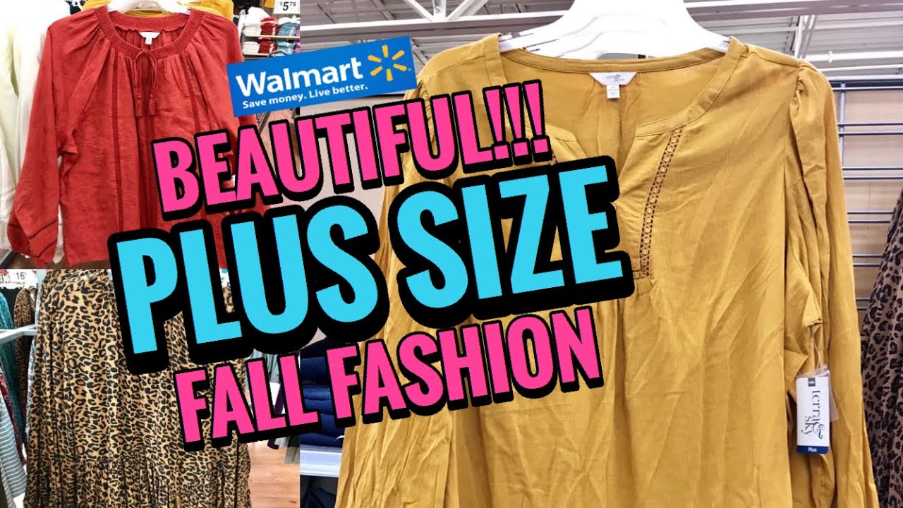 Walmart PLUS SIZE Fall Fashion SHOP WITH ME Beautiful Finds !!! terra&sky