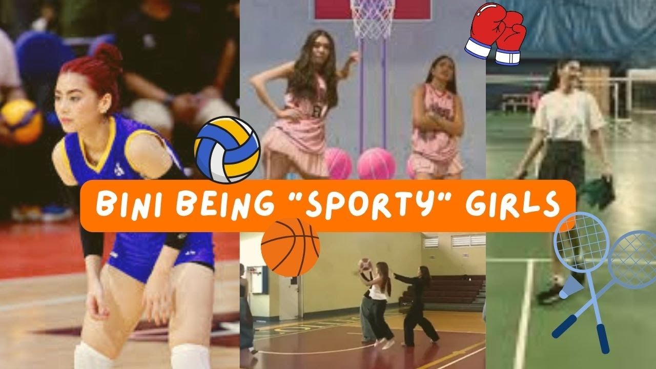 BINI Members Playing Sports | BINI VIDEOS