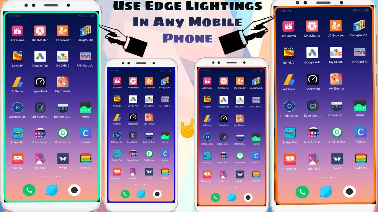 How To Use Edge Lighting In Any Mobile Phone