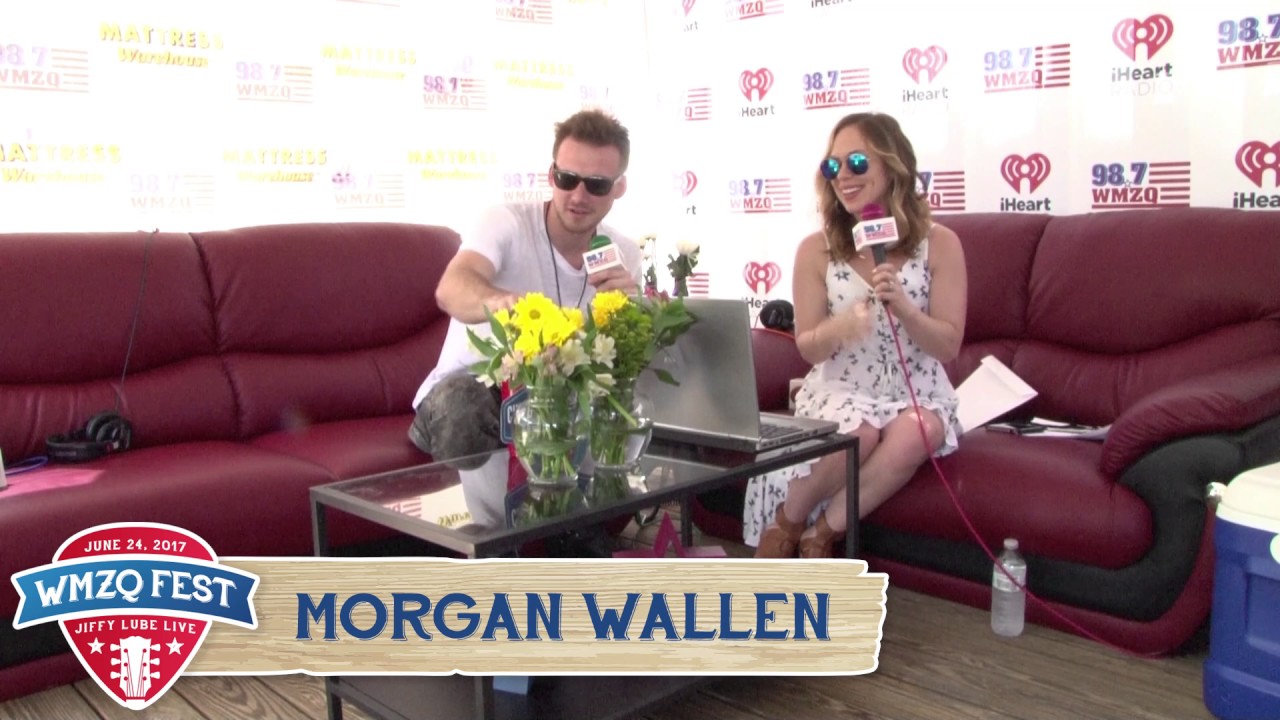 Morgan Wallen Interview at WMZQ Fest