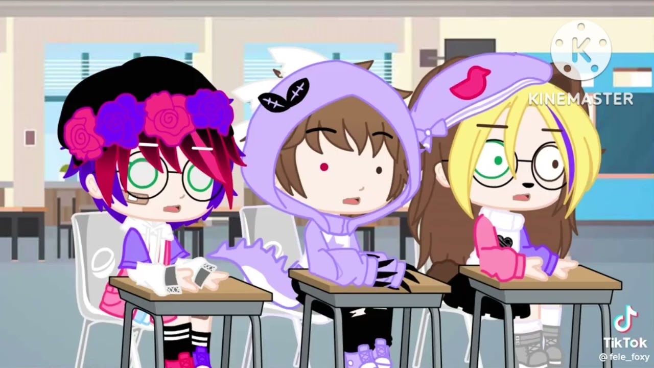 recopilacion tiktoks de los compas gacha club #3❤🧡💛💚💙💜